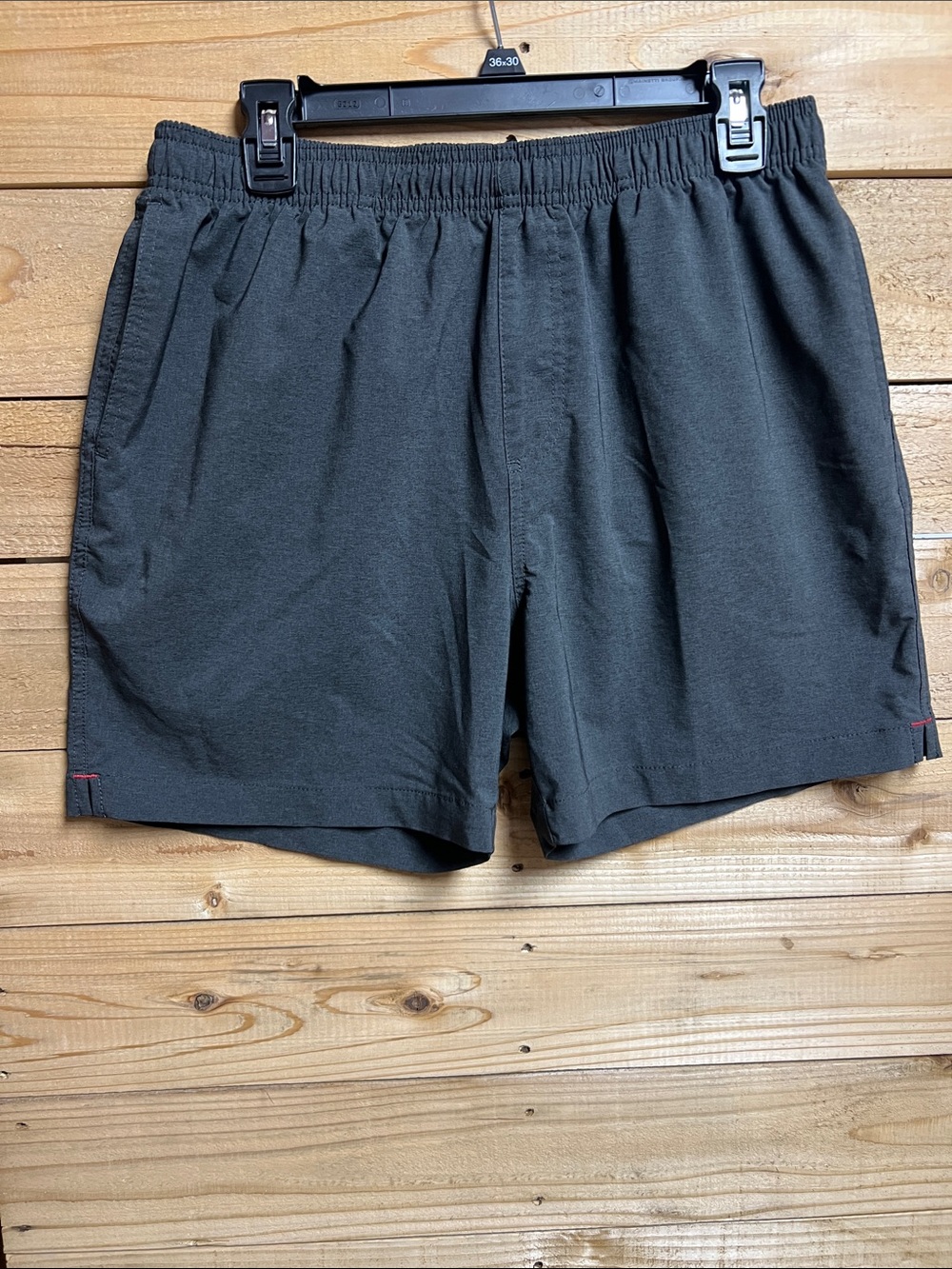 chubbies Athletic wear Charcoal Gray size Large . 5.5 inseam with pockets .